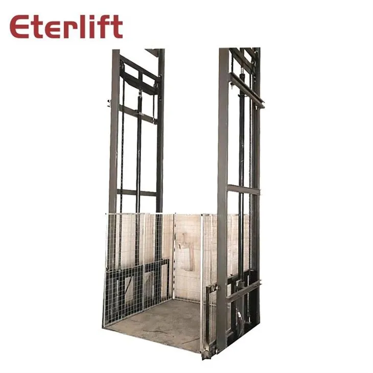 3m Lifting Height Rail Freight Elevator For Warehouse