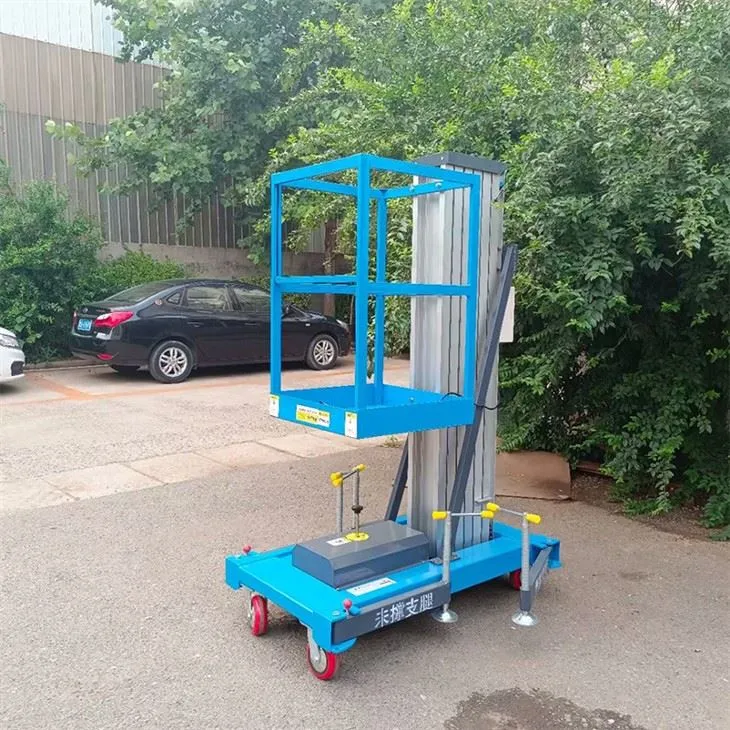 Lifftiau Mast Fertigol 6m